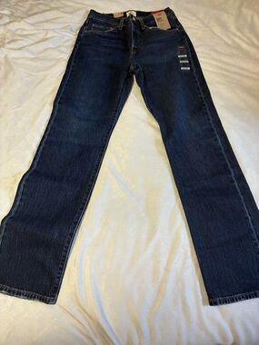 Levi's 501 Original Jeans - Dark Blue with Gold Stitching